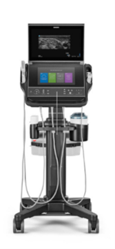 Up close image of the Interferential Current Unit on a white background